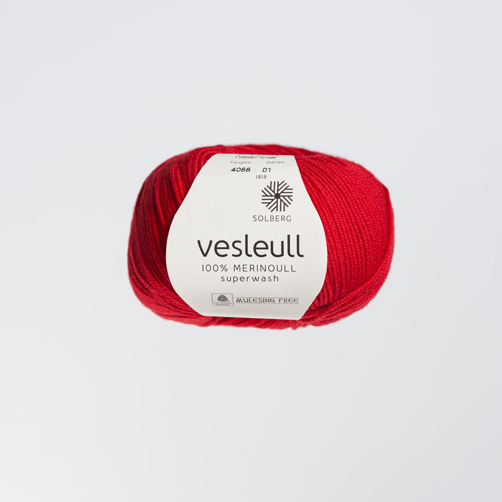 Solberg spinderi - Tynn fletterutegenser, garnpakke