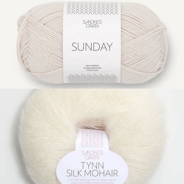 Sandnes garn - Sammy sweater - garnpakke, flere farger