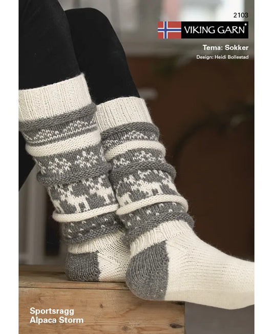 Viking garn - Hefte 2103 Tema: Sokker