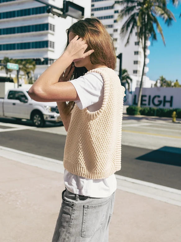 Sandnes garn - Rose topp, oppskrift