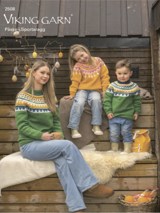 Viking garn - Hefte 2508 Påske i sportsragg