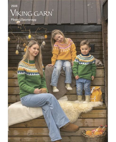 Viking garn - Hefte 2508 Påske i sportsragg