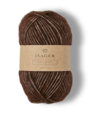 Isager Soft E8s brun