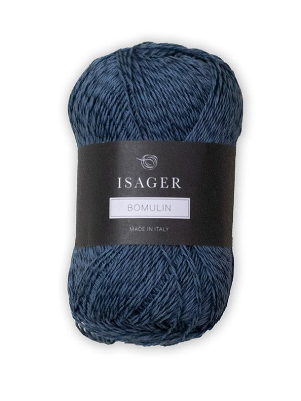 Isager bomulin farge 16 blå