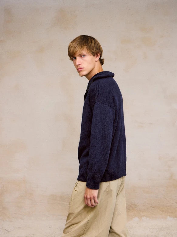 Matthev genser, half zip herregenser