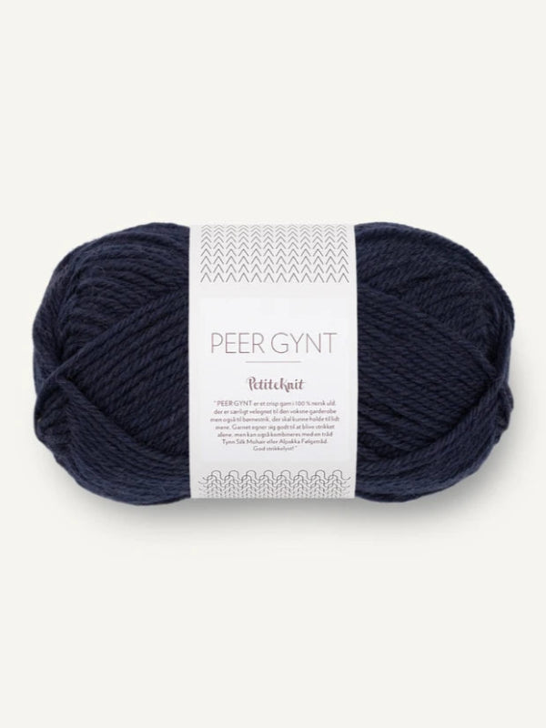 Peer Gynt, petite knit, farge 5591 night sky