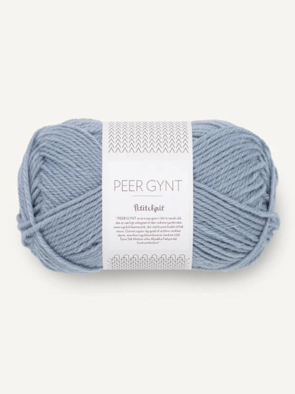 Peer Gynt, petite knit, farge 6050 above te clouds