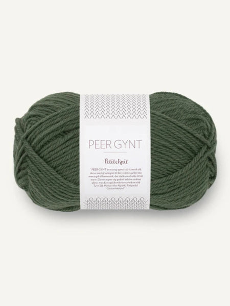 Peer Gynt, petite knit, farge 9581 pine