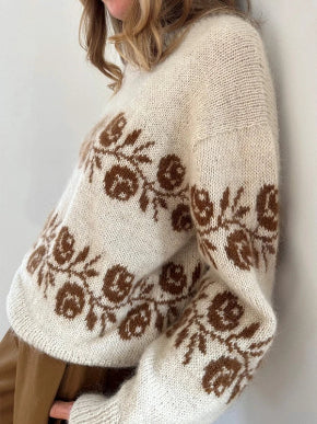 Rosie sweater oppskrift leKnit