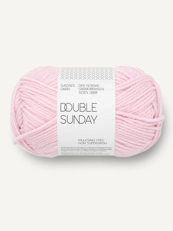 Sandnes Garn Double Sunday Ballet Rose 4511 Lys rosa