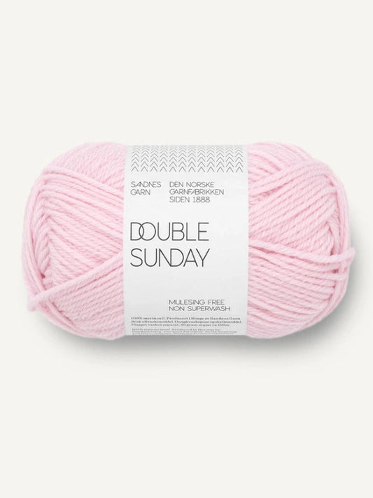 Sandnes Garn Double Sunday Ballet Rose 4511 Lys rosa