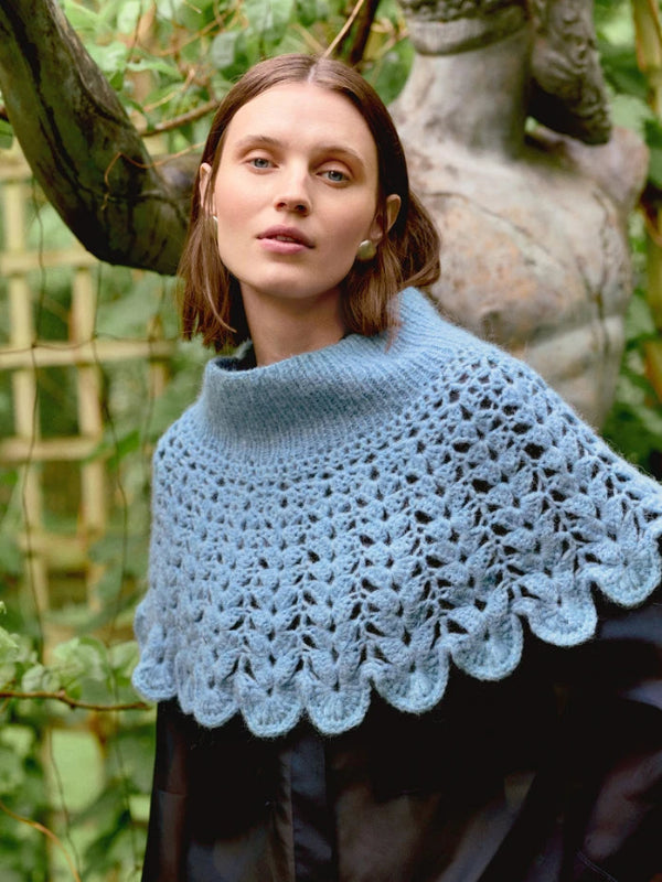 Oppskrift poncho, hekleoppskrift