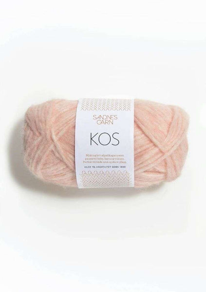 Sandnes garn, Kos farge 4311 pudderrosa melert