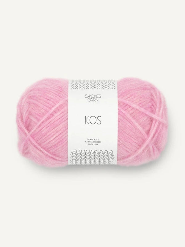 Sandnes garn, Kos farge Light Shocking Pink 4614