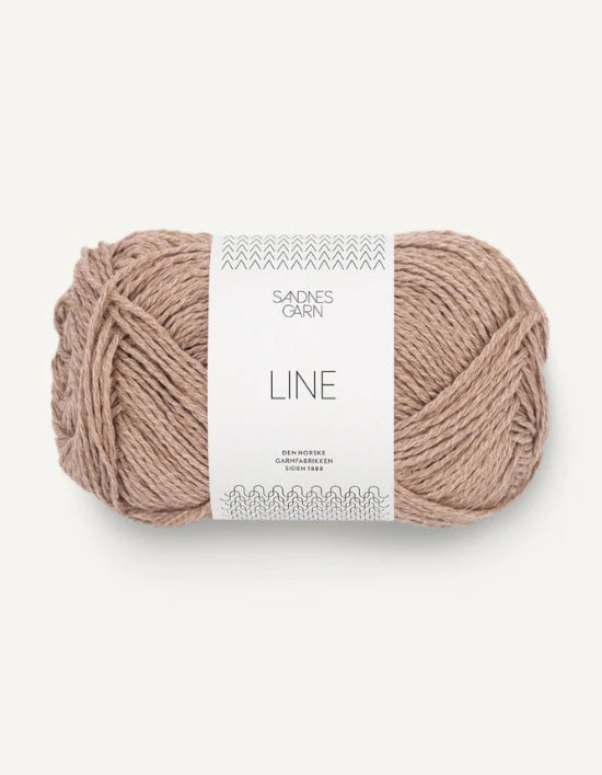 Sandnes_garn_Line_farge_Cafè au Lait 3042