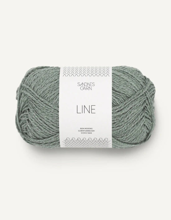 Sandnes_garn_Line_farge_Dusty Green 8561