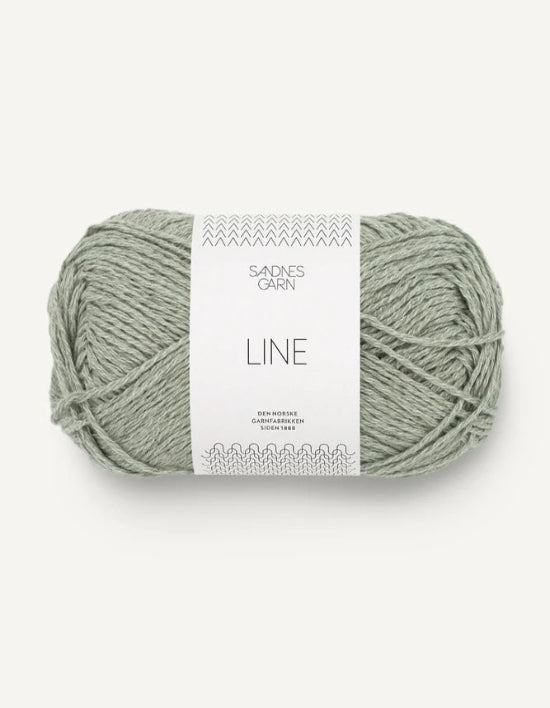 Sandnes_garn_Line_farge_Dusty Light Green 8521