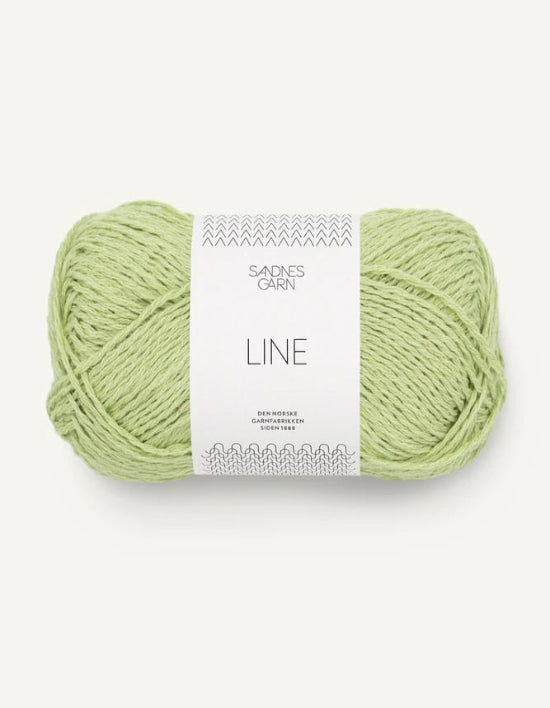 Sandnes_garn_Line_farge_Lime Punch 9523