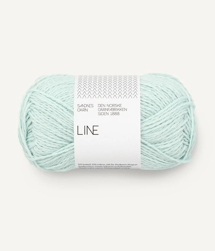 Sandnes_garn_Line_farge_Mint Green 7911