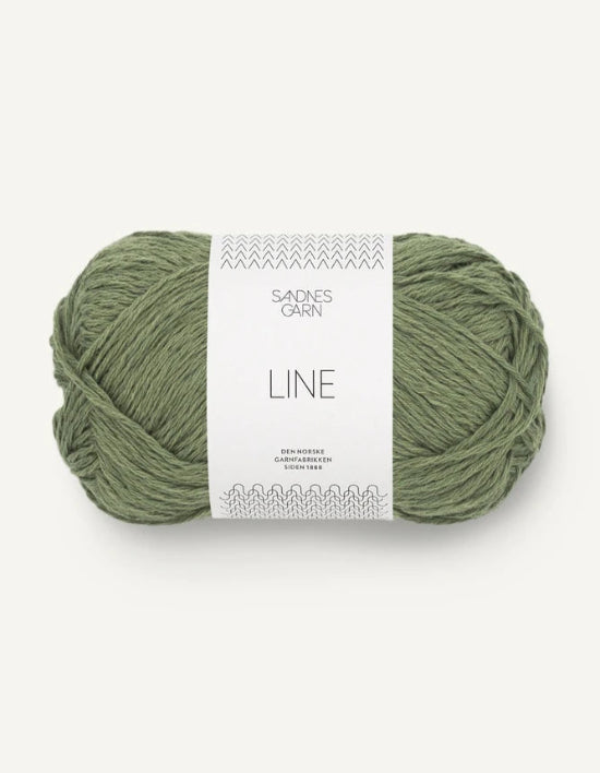 Sandnes_garn_Line_farge_Olive Green 9062