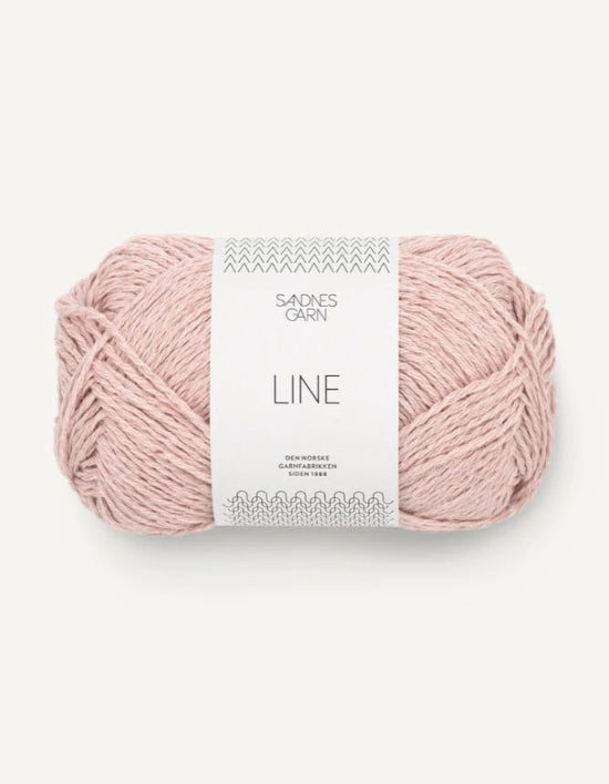 Sandnes_garn_Line_farge_Powder Pink 3511