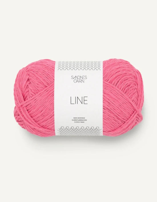 Sandnes_garn_Line_farge_ Bubblegum Pink 4315