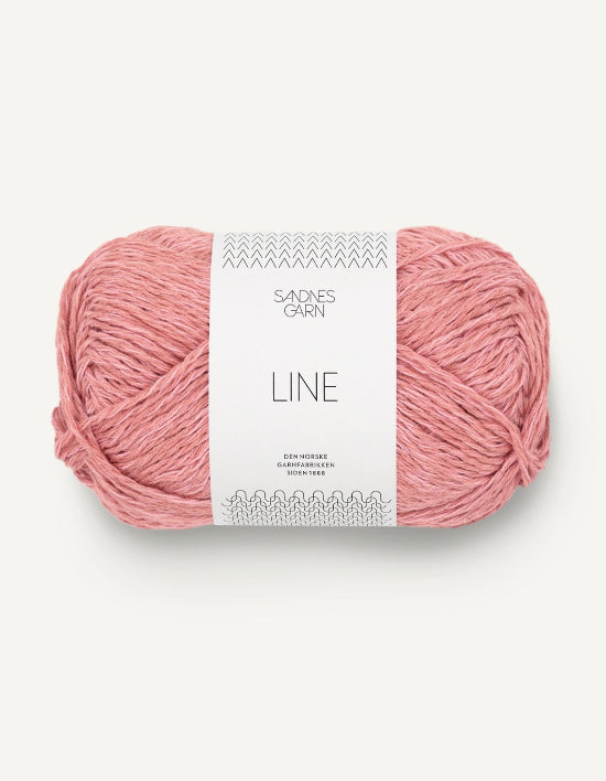 Sandnes_garn_Line_farge_ Rosa 4323