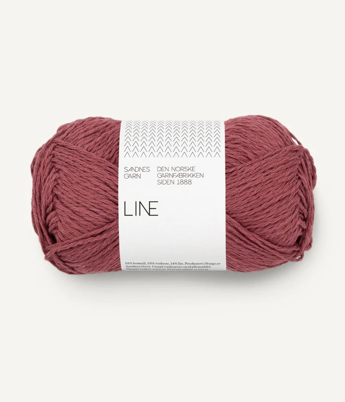 Sandnes_garn_Line_farge_  Rustic Rose 4353