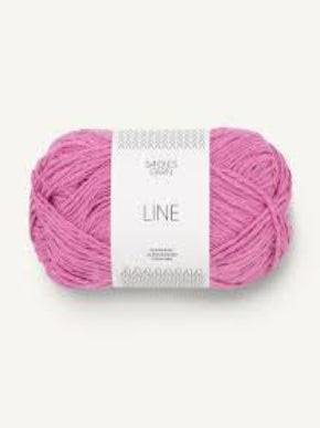 Sandnes_garn_Line_farge_ Shocking pink 4626