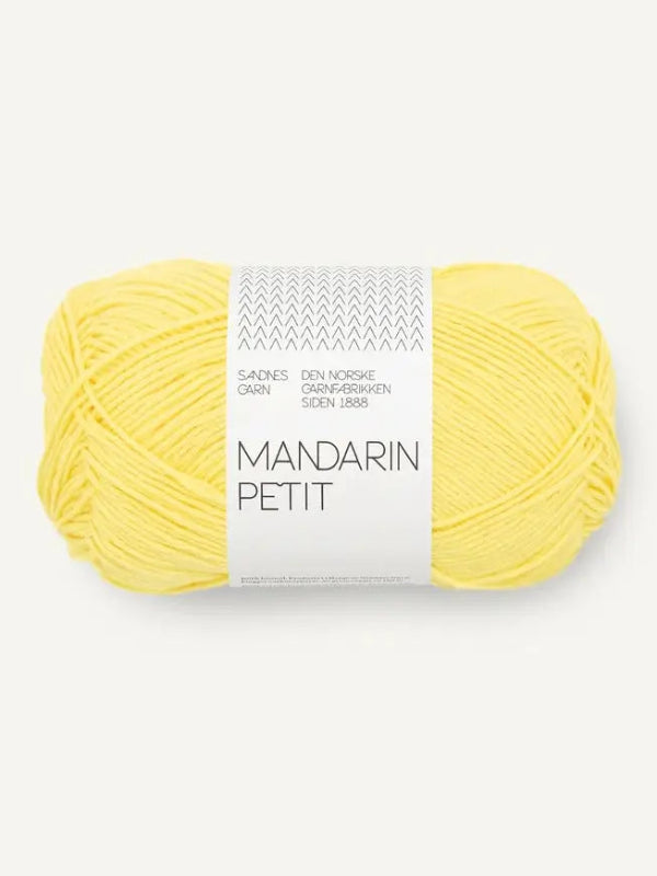 Sandnes garn, Mandarin petit, 9004 lemon, salg