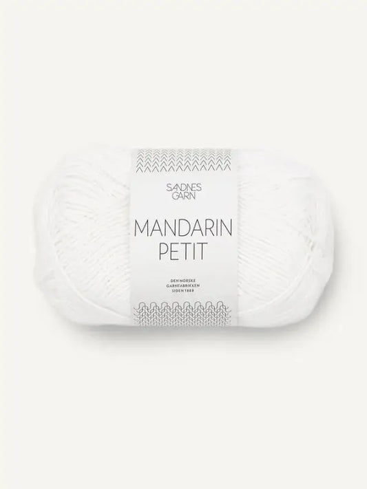Sandnes garn, Mandarin petit, farge 1001, hvit