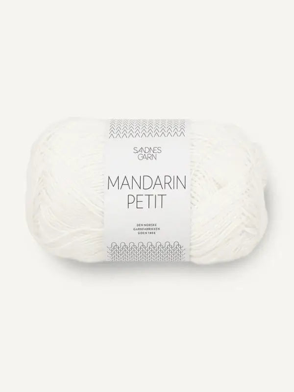 Sandnes garn, Mandarin petit, farge 1002, hvit