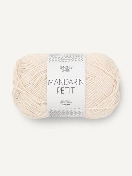 Sandnes garn, Mandarin petit, farge 1012, natur