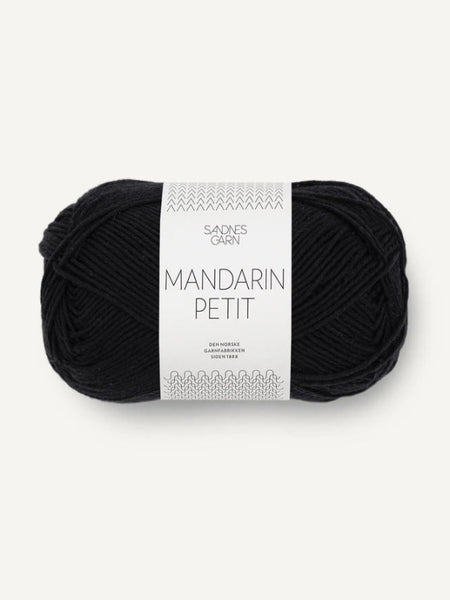 Sandnes garn, Mandarin petit, farge 1099 svart