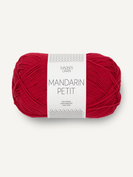 Sandnes garn, Mandarin petit, farge 4418 mørk rød