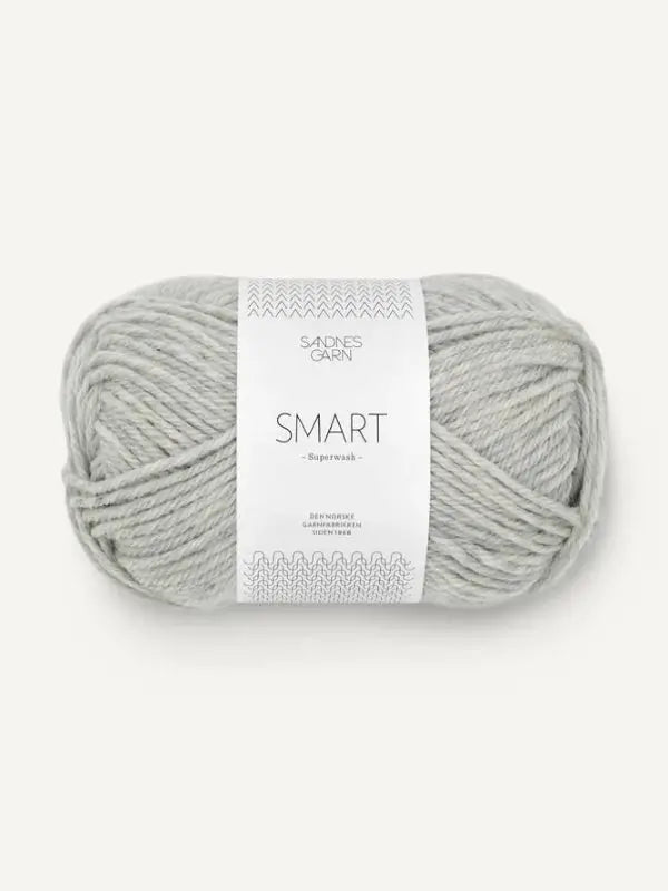 Sandnes garn Smart, farge 1032 lys gråmelert