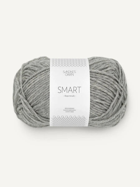 Sandnes garn Smart, farge 1042 gråmelert