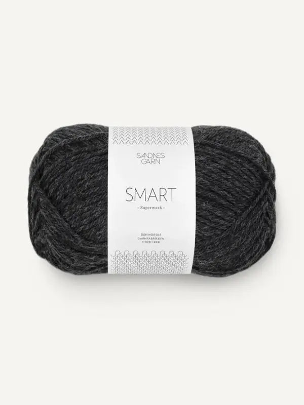 Sandnes garn Smart, farge 1088 koksmelert