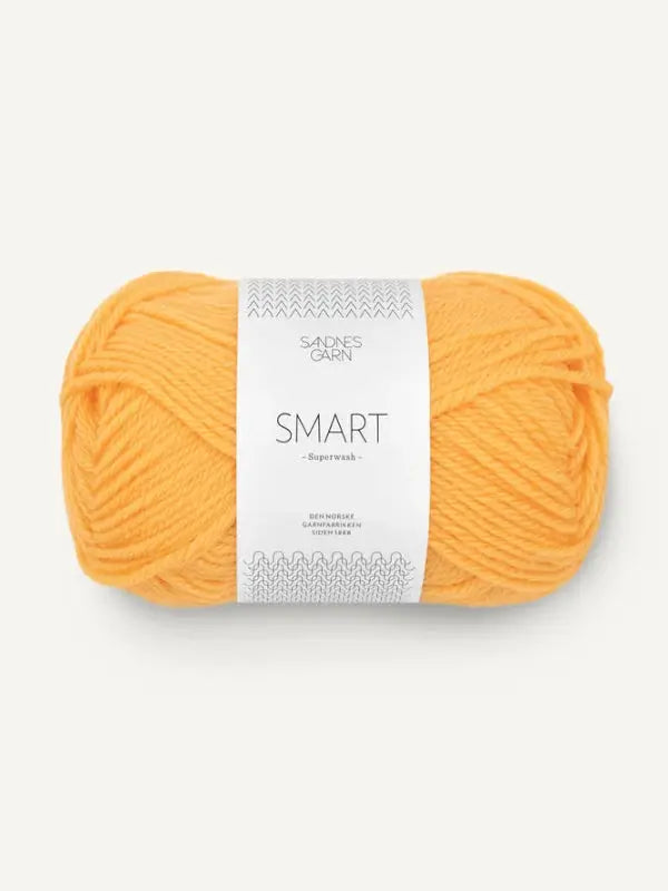 Sandnes garn Smart, farge 2206 gul