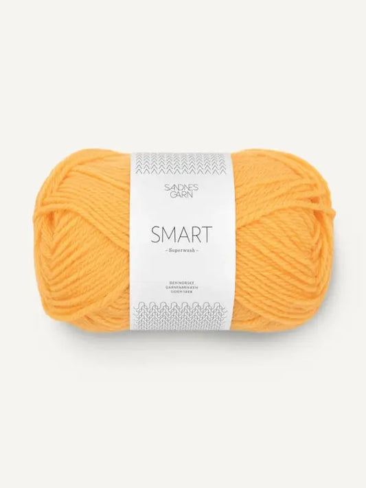Sandnes garn Smart, farge 2206 gul