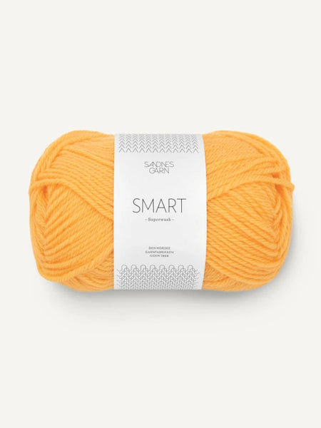 Sandnes garn Smart, farge 2206 gul