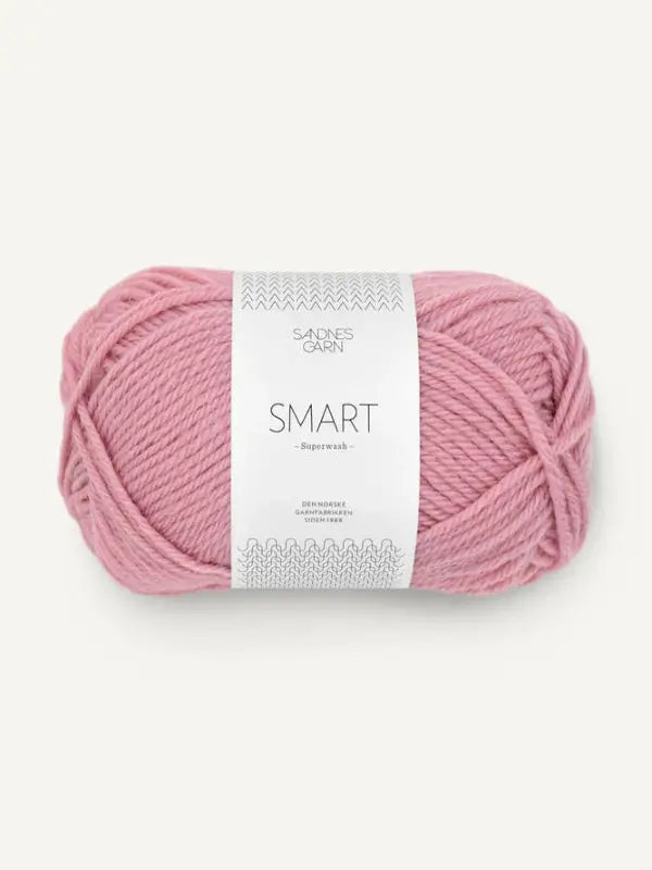 Sandnes garn Smart, farge 4332 gammelrosa