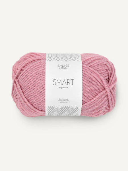 Sandnes garn Smart, farge 4332 gammelrosa