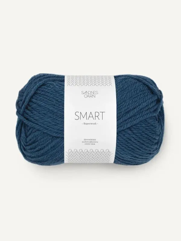 Sandnes garn Smart, farge 6062 mørk blå