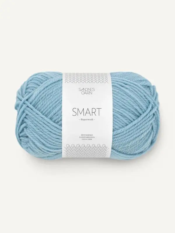 Sandnes garn Smart, farge 6531 isblå