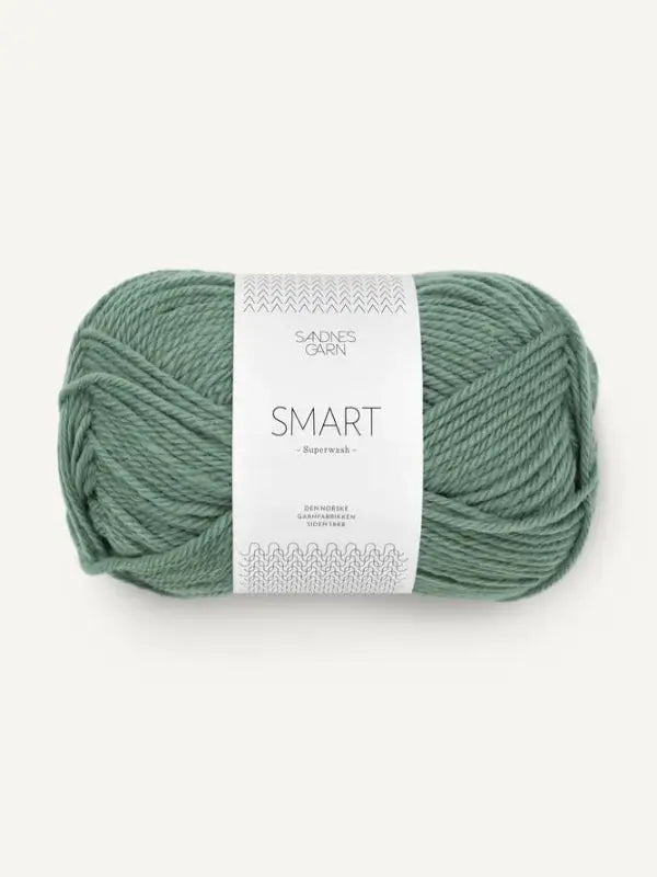 Sandnes garn Smart, farge 8051 eukalytus