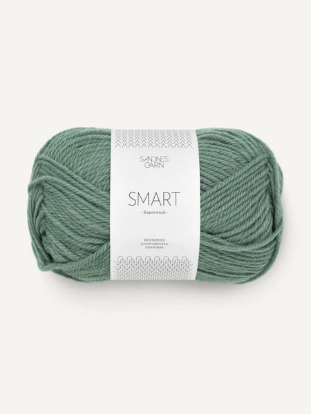 Sandnes garn Smart, farge 8051 eukalytus