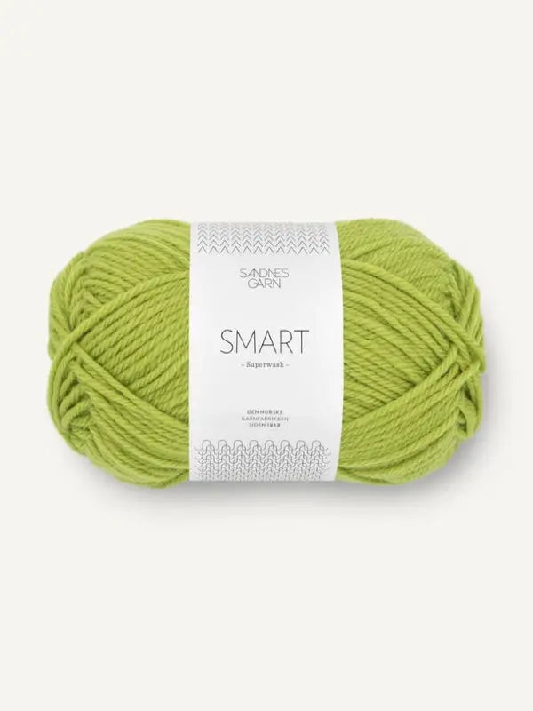 Sandnes garn Smart, farge 9825 sunny lime