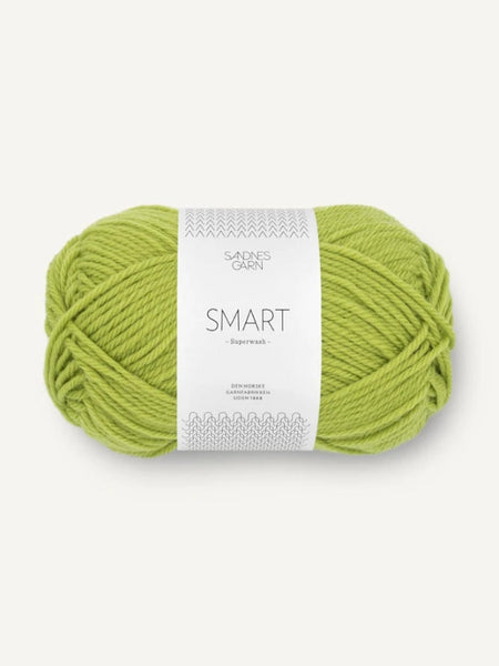 Sandnes garn Smart, farge 9825 sunny lime