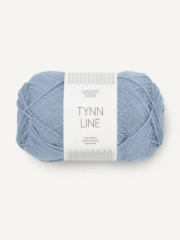 Sandnes garn Tynn Line Blue Hydrangea 6032